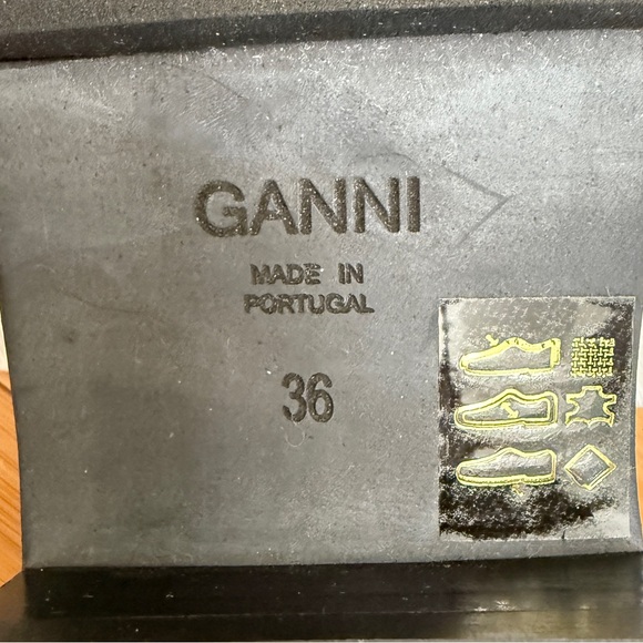 Ganni Crystal Embellished Denim Loafers - Picture 9 of 9